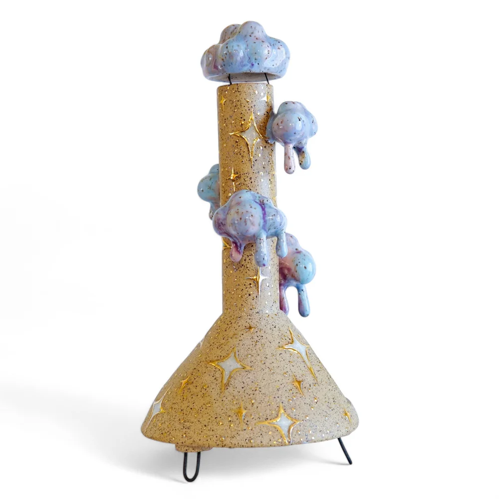 Cosmic Clouds Glowing Glitter Inlay Mini Malm Burner Collaboration